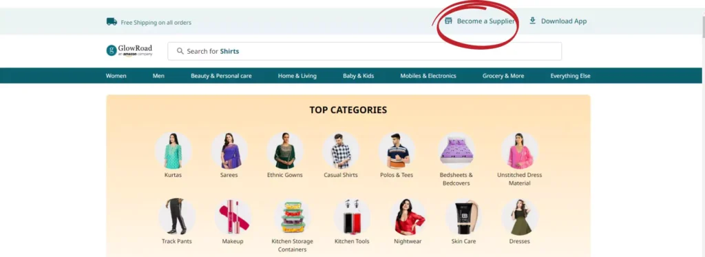 glowroad seller login