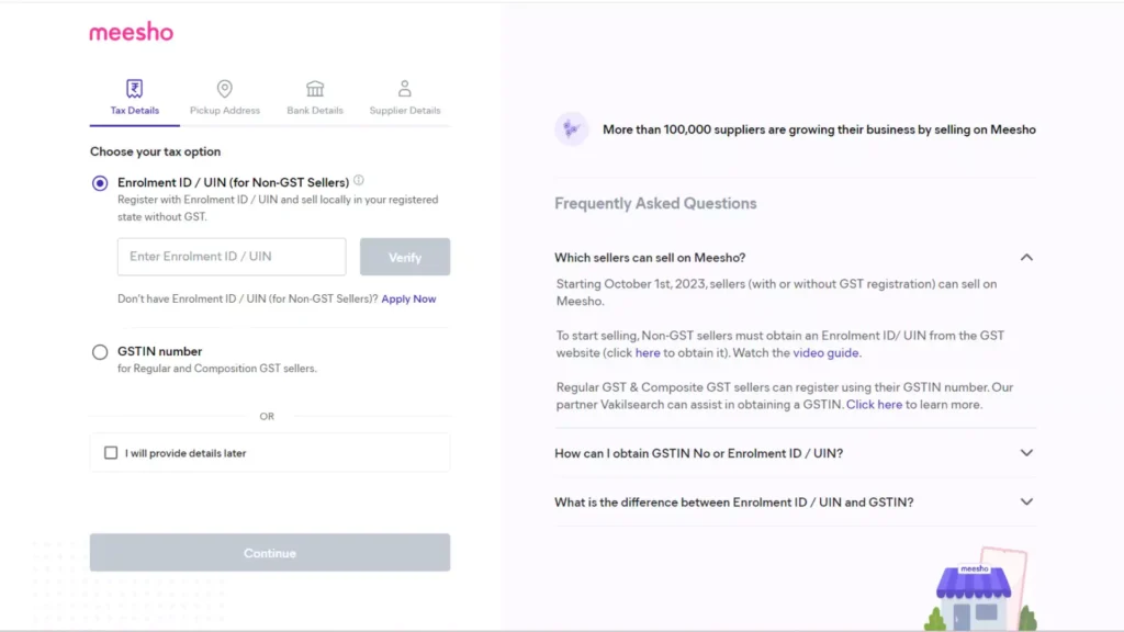 meesho supplier panel