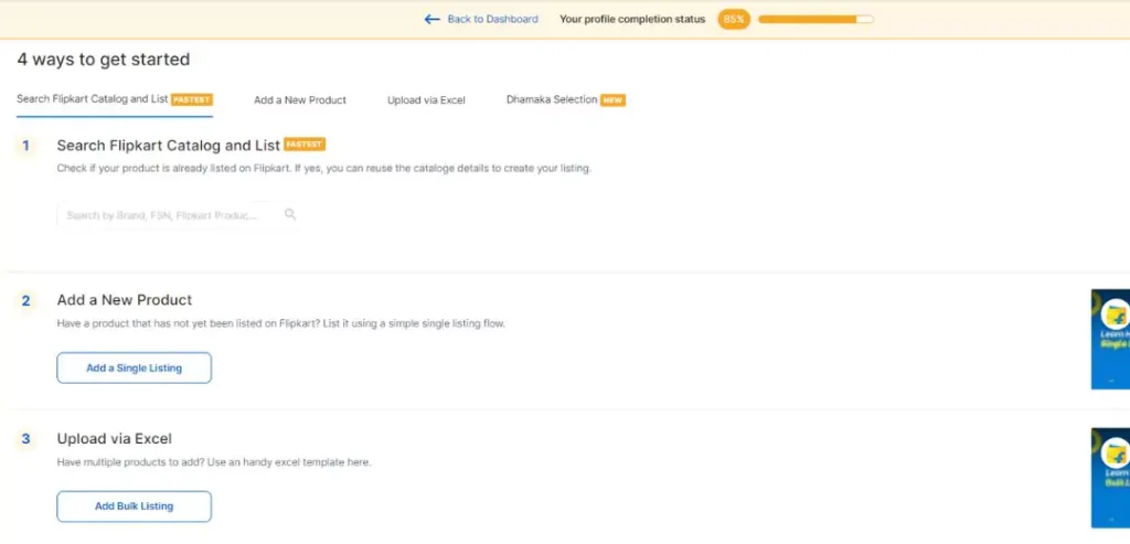 flipkart seller portal