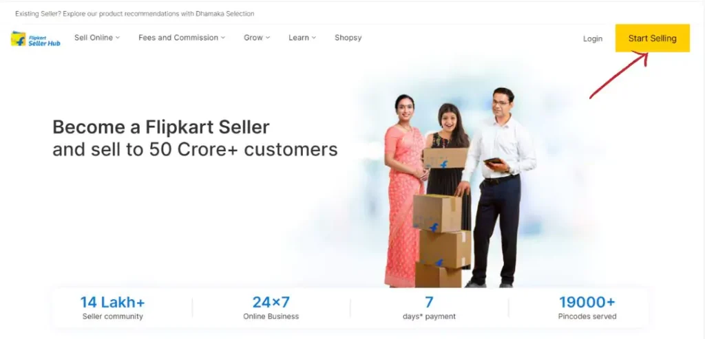Flipkart Seller Registering