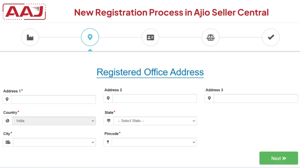AJIO Seller Address