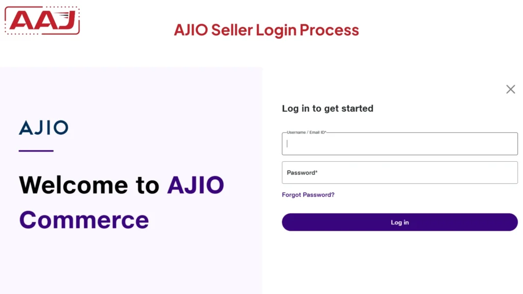 AJIO Seller Login