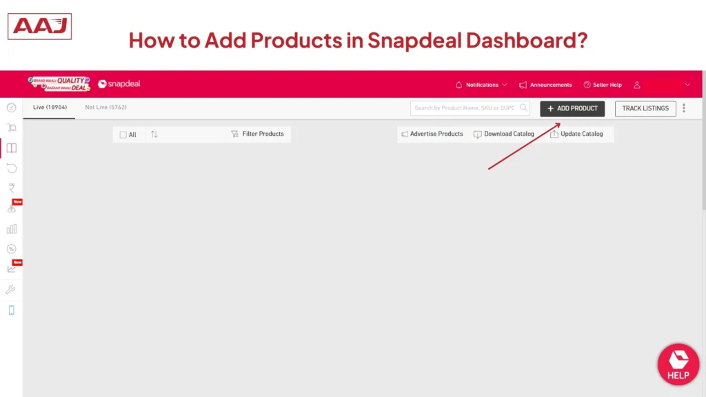 Add Products on Snapdeal Seller Account