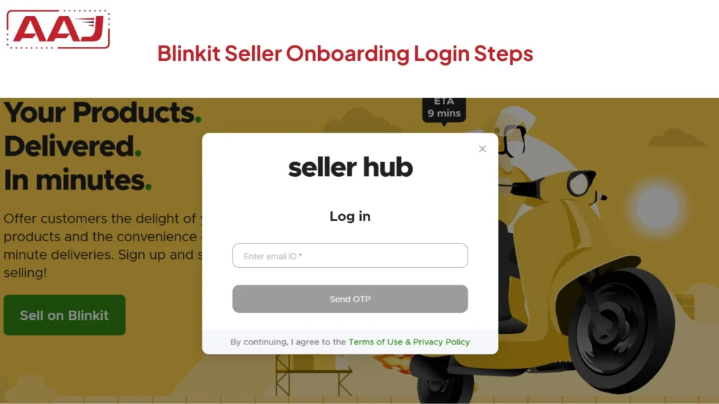 Blinkit Seller Login