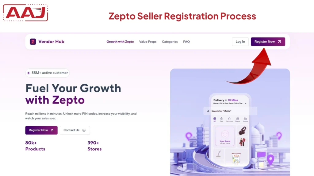 Zepto Seller Registration