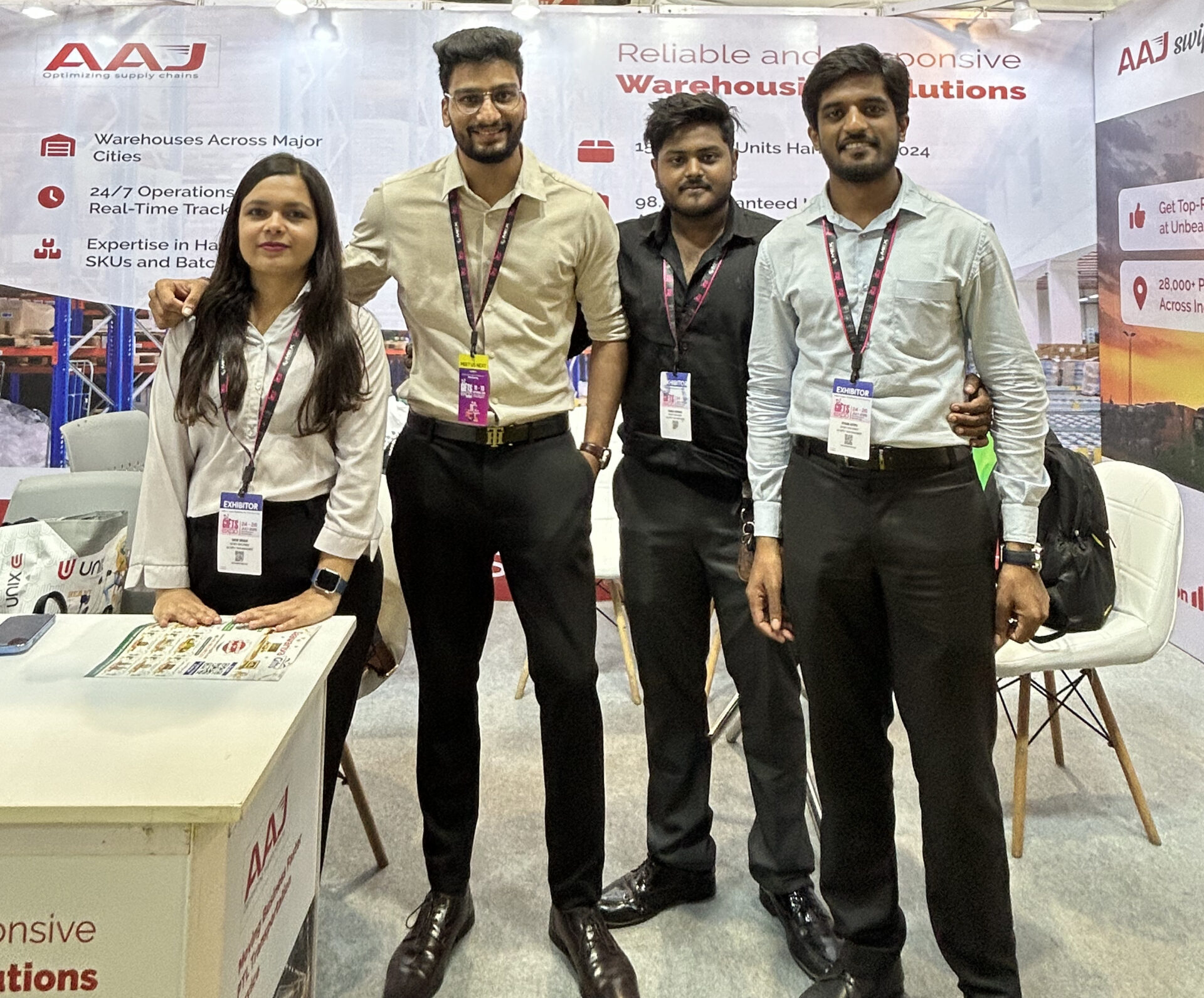 AAJ SCM team photo at Gifts World Expo 2025