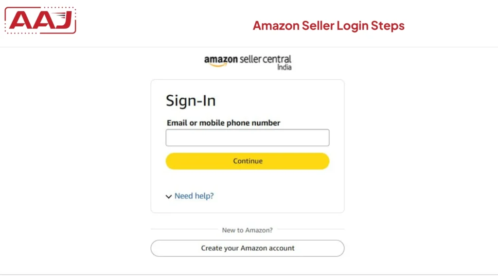 Amazon Seller Login
