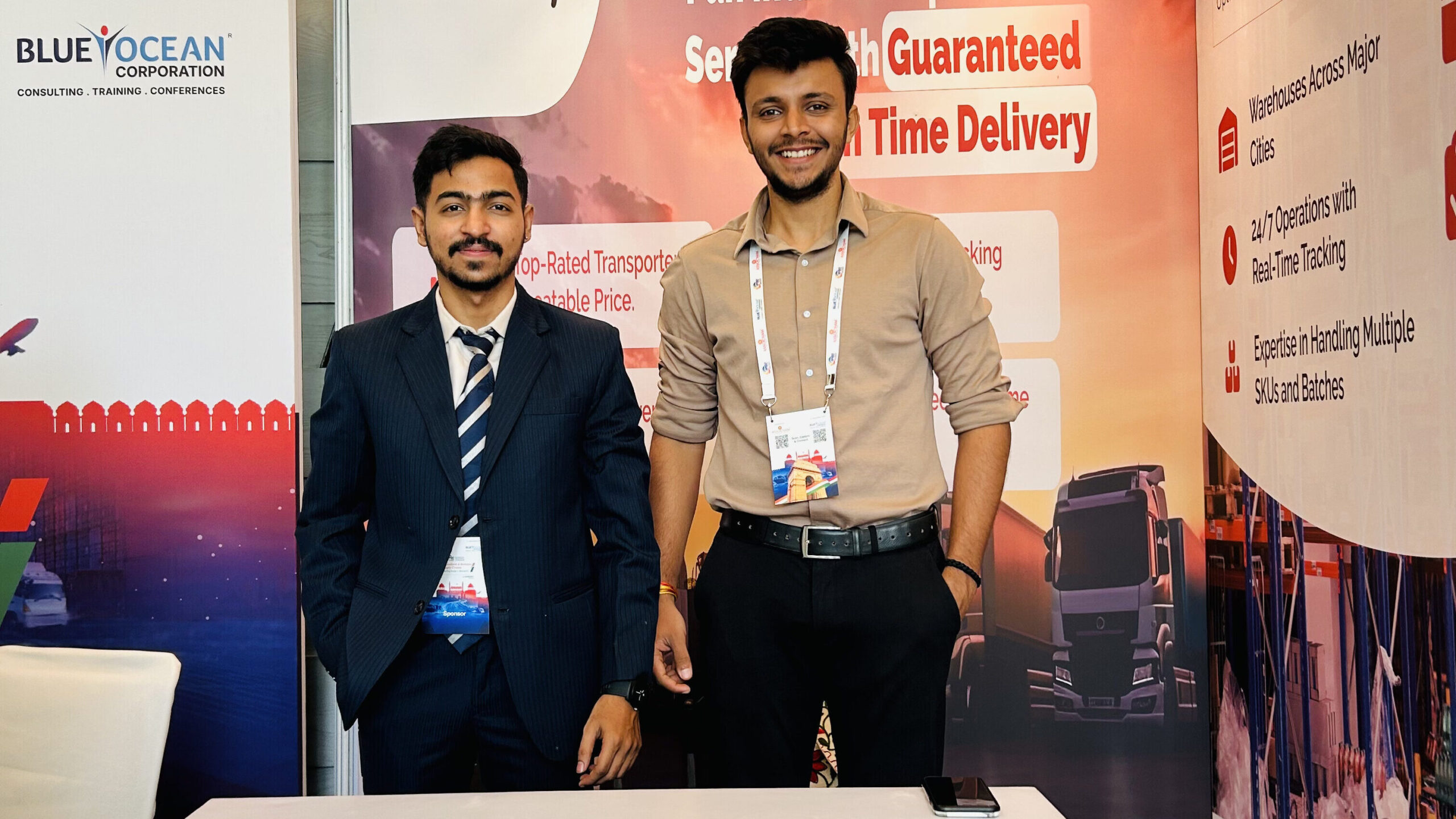 AAJ SCM team engaging with attendees at their booth during IPSC 2025